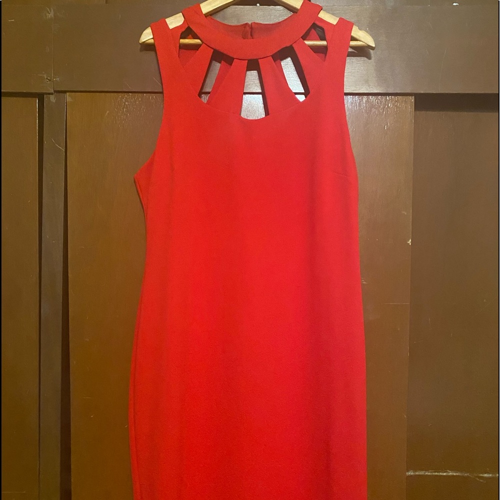 Sexy and elegant red dress